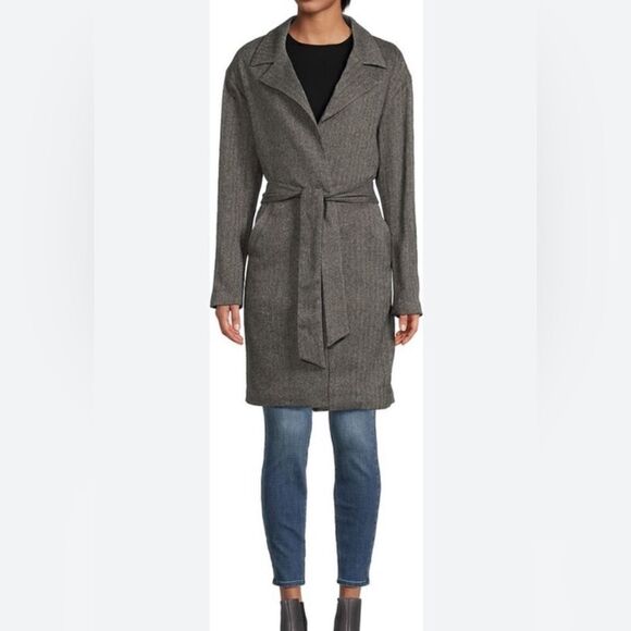 Rag & Bone Sven Herringbone Belted Coat brand new with tags retails $795 - Picture 4 of 13